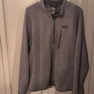Patagonia Grey Zip Sweater